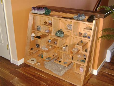 rock and mineral display shelf I made for my Geologist daughter. | Display shelves, Decor, Shelves