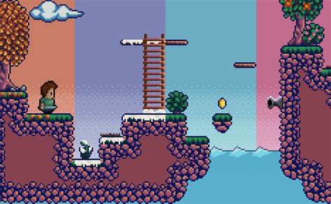 Platformer Tileset Pixel Art | GameDev Market