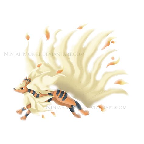 Pokemon Fusion - Arcanine + Ninetales by NinjahMonki on DeviantArt