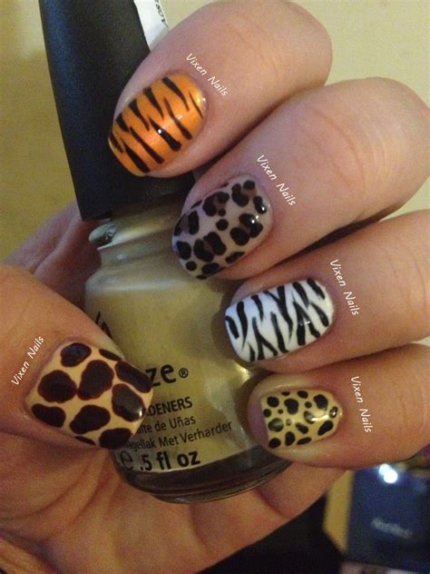 Vixen Nails: Animal Print Nails