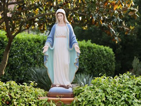 Our Lady of Grace 31 Inch Statue Virgin Mary Statue Blue - Etsy Canada