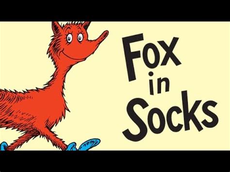 Fox in socks rap - YouTube