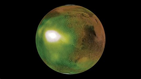 Ultraviolet glow reveals Mars weather patterns