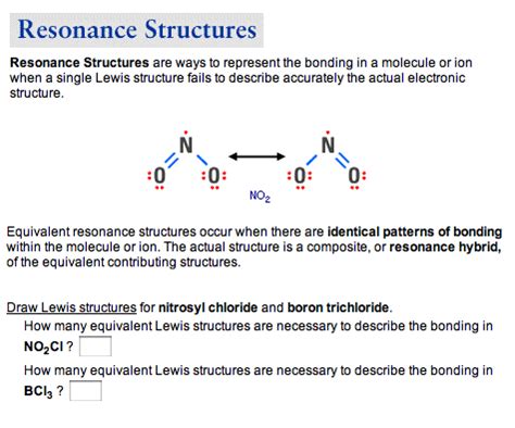 Solved Resonance Structures Resonance Structures are ways | Chegg.com