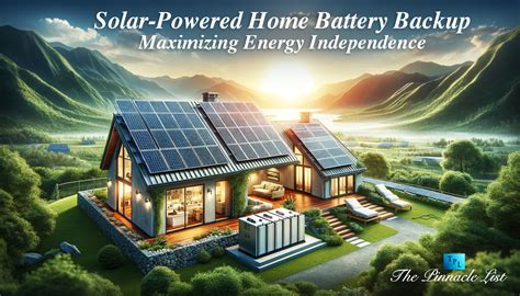 Solar-Powered Home Battery Backup: Maximizing Energy Independence – The ...