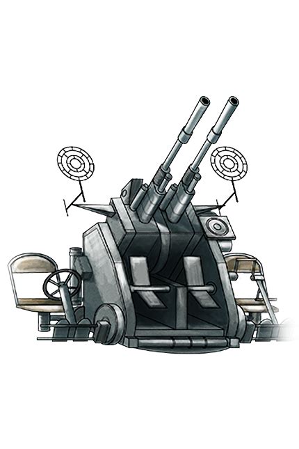 40mm Twin Autocannon Mount | Kancolle Wiki | FANDOM powered by Wikia