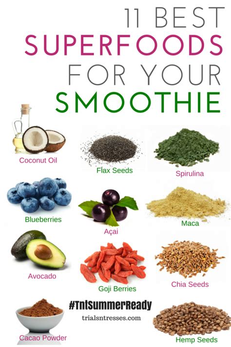 The best superfoods for smoothies – Artofit