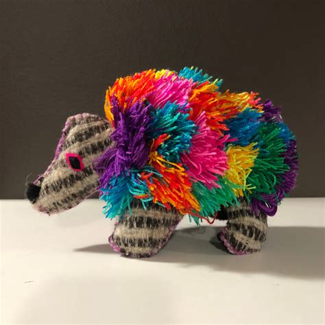 Hand Sewn Stuffed Animal Porcupine Plush Toy