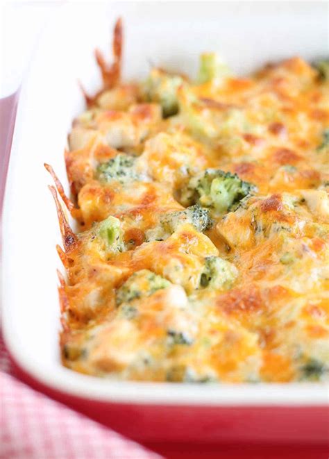 Chicken Broccoli Bake - easy, cheesy casserole! - The Honour System