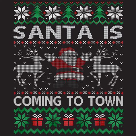 santa is coming to town 14836822 Vector Art at Vecteezy