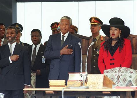 10 May 1994: Nelson Mandela sworn in as SA's first democratic president