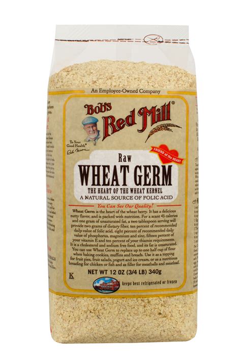 Bobs Red Mill Natural Raw Wheat Germ, 12 Oz - Walmart.com