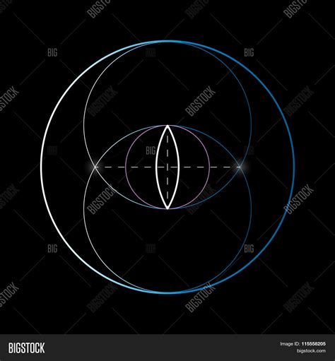 Vesica Piscis. Sacred Vector & Photo (Free Trial) | Bigstock