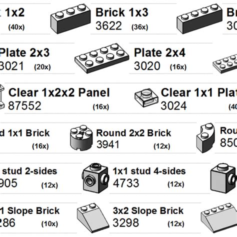 A collection of high-quality LEGO labels you can print at home to start ...