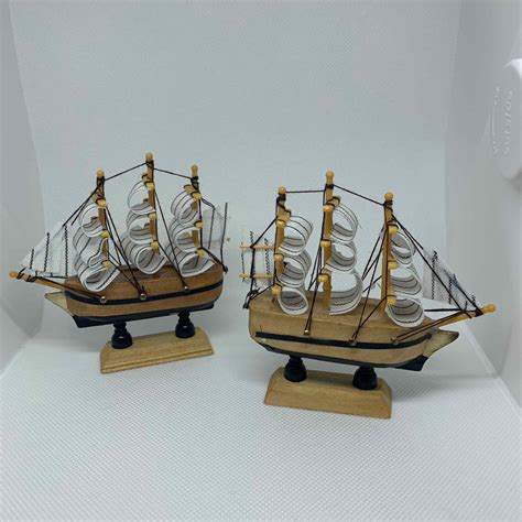 Mediterranean Ship Model, Unique Home Office Decor, Handmade, Nautical Gift, Gift Idea for Him ...