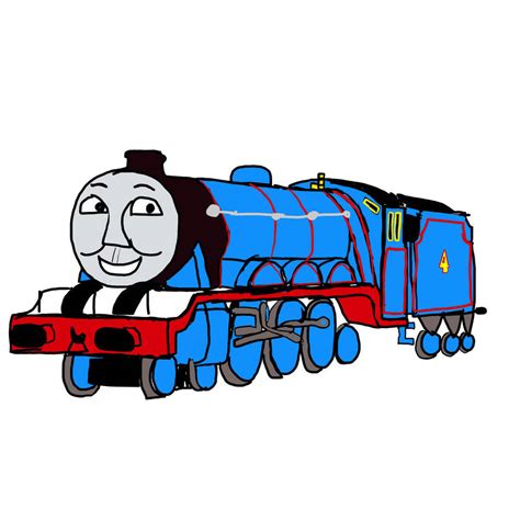 Gordon the Big Blue Engine (drawing) by Geoffreysambursky1 on DeviantArt