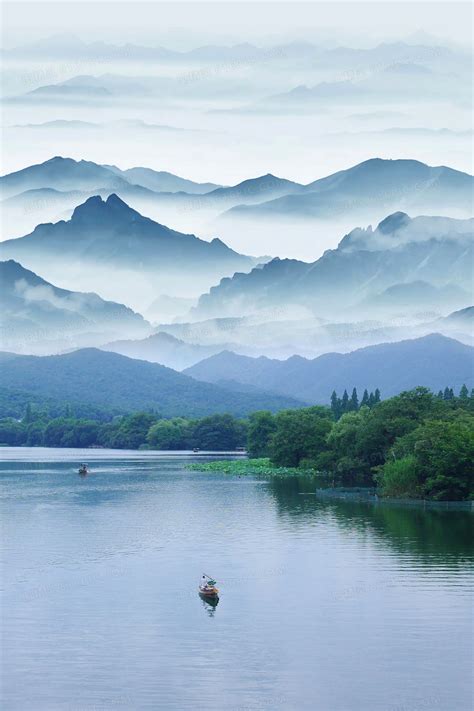 唯美梦幻意境山水风景景区旅游背景背景图片下载_7087x10630像素JPG格式_编号vwkf72dov_图精灵