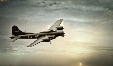 Boeing B-17 Flying Fortress, World War 2 Bomber Aircraft Photograph by ...