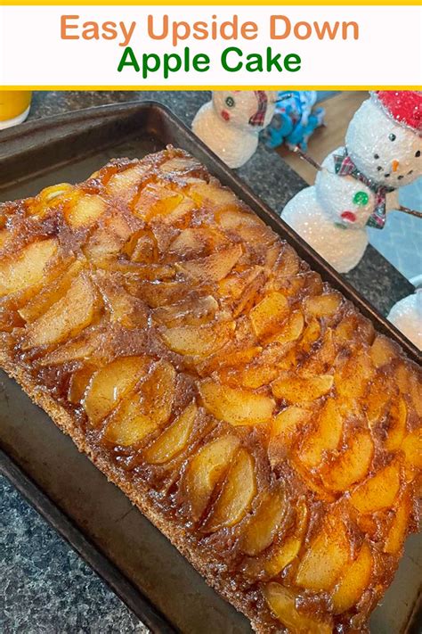 Easy Upside Down Apple Cake