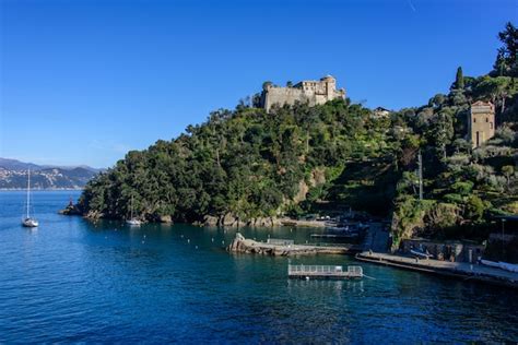 Premium Photo | Brown castle in portofino