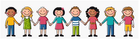 Transparent Cartoon Hand Png - Children Holding Hands Clipart, Png Download , Transparent Png ...