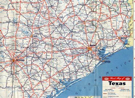 Old Highway Maps of Texas