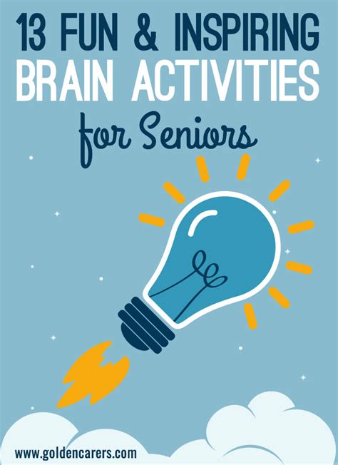 13 Fun Brain Activities for Seniors