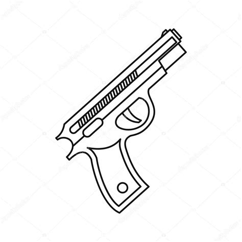 Pistol Drawing at GetDrawings | Free download