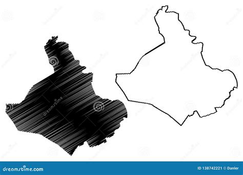 An Giang Province Map Vector Stock Vector - Illustration of long, asia ...