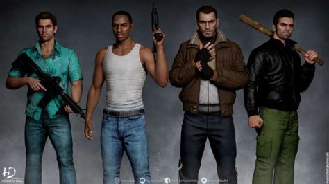 These Remastered GTA characters by Hossein Diba worth a closer look ...