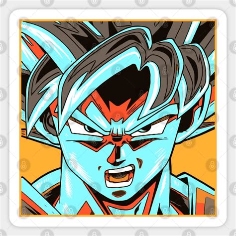 Ultra Instinct Goku - Ultra Instinct Goku - Sticker | TeePublic