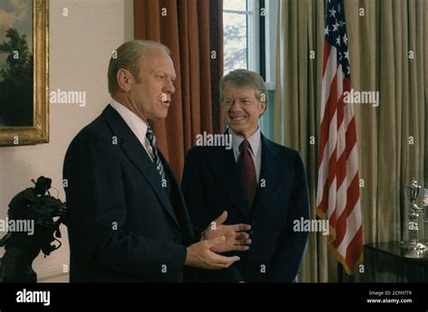 Jimmy Carter and Gerald Ford ca. 12 December 1978 Stock Photo - Alamy