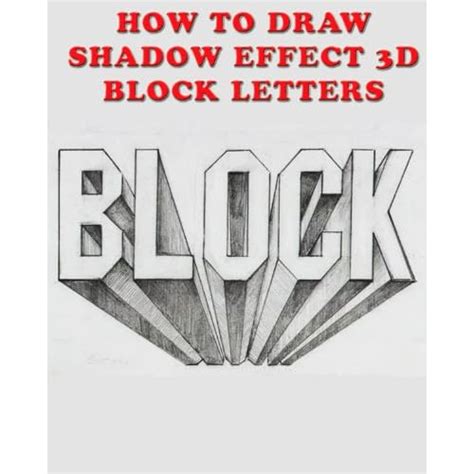 How to Draw Shadow Effect 3D Block Letters