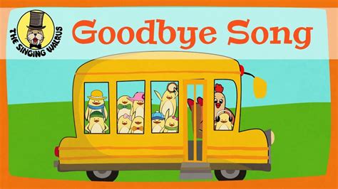 Goodbye Song for kids | The Singing Walrus | Goodbye song for kids ...