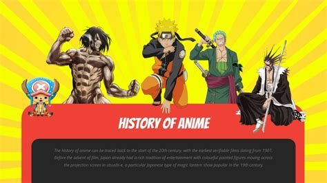 Free anime templates PowerPoint and Google Slides