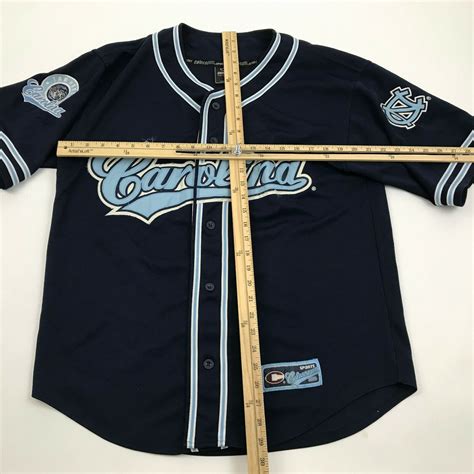 VINTAGE Colosseum North Carolina TAR HEELS Baseball Jersey Size Medium ...