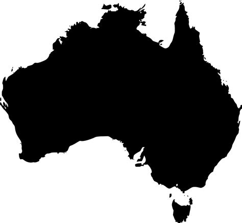 SVG > geography australia map - Free SVG Image & Icon. | SVG Silh