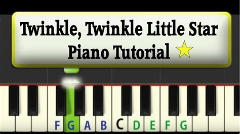 Easy Piano Tutorial: Twinkle Twinkle Little Star - YouTube