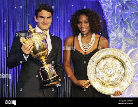 Tennis - Wimbledon Champions Dinner - Hotel Intercontinental. Wimbledon Champions Roger Federer ...