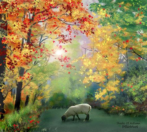 Autumn Foliage Painting by Eileen Blair