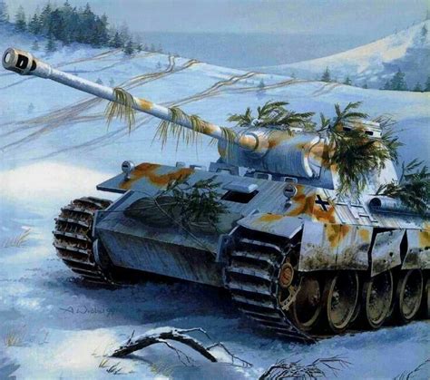 Panther ardenne Tank Wallpaper, Art Tanks, Panther Tank, Tank Armor, Military Artwork, Military ...