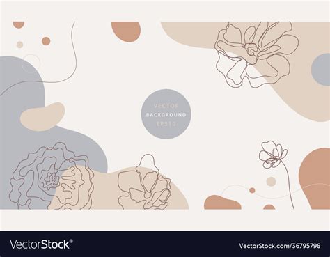 Nature background design minimalist Royalty Free Vector