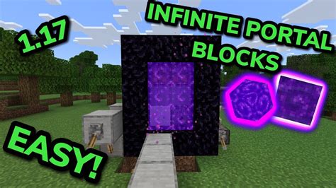 SIMPLE 1.17 NETHER PORTAL BLOCK FARM TUTORIAL in Minecraft Bedrock (MCPE/Xbox/PS4/Switch ...