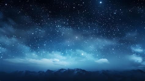 Premium Photo | Wallpaper night sky with stars and mountains