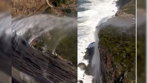 Torrential Rainfall Causes Spectacular Reverse Waterfall in Australia’s ...