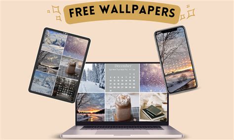 FREE December 2023 Wallpapers — Afterglow Plans