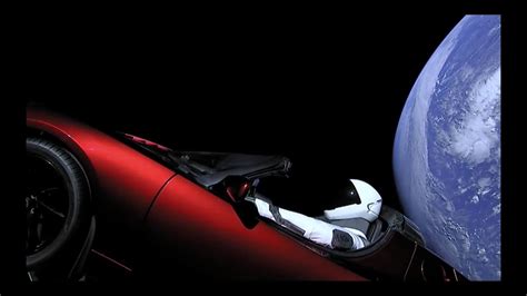 Tesla Roadster Starman in Space Heavy Metal - YouTube