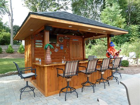 Outdoor bar plans and designs - Hawk Haven