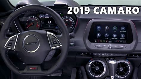 2019 Camaro Interior Highlights - YouTube