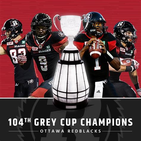 Wear it with pride #RNation! You’re @Shaw_CFL 104th #GreyCup Champions ...